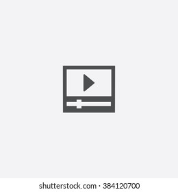 Vector Video Player Icon