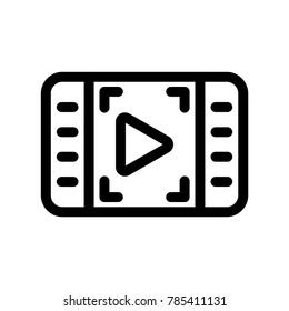 vector video recorder icon logo symbol symbol mobile app