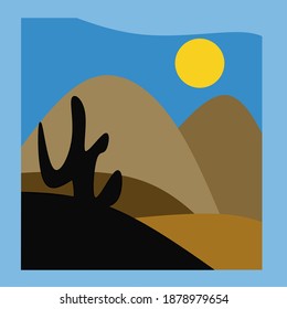 vector views, abstracts, landscapes and silhouette