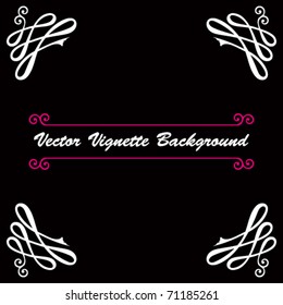 Vector Vignette background.