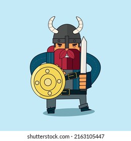 vectores portador de espada y escudo