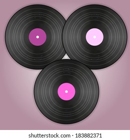 vector vinil background
