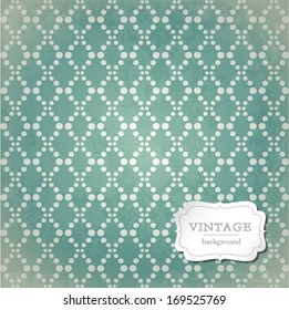 Vector vintage abstract background.