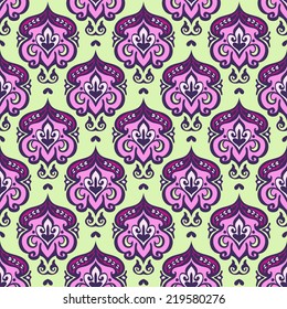 Vector Vintage abstract flower Seamless pattern for wallpaper and fabric