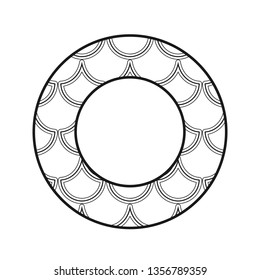 Vector vintage art deco decorative ornamental round element for design rosette, invitation card, print. Retro vintage logo.