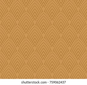 Vector Vintage Art Deco Seamless Pattern. Wavy texture with circles. Retro stylish background.