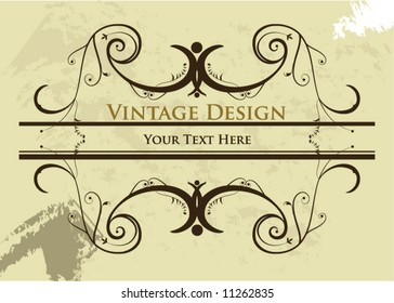 Vector vintage background
