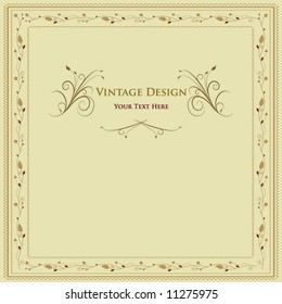 Vector vintage background