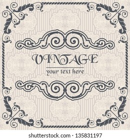Vector vintage background