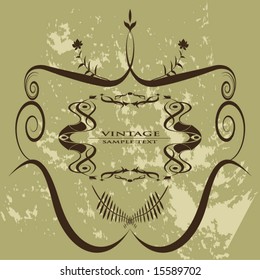 Vector vintage background