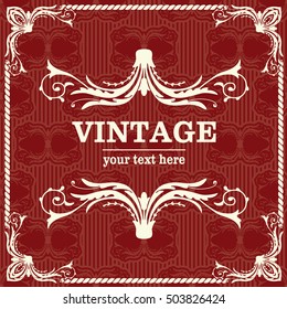 Vector vintage background
