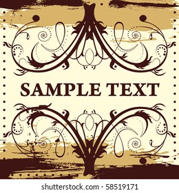 Vector vintage background