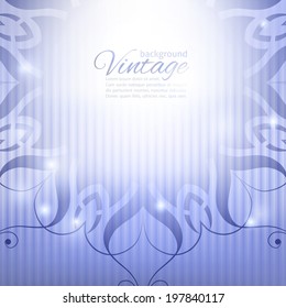 vector vintage background with circle pattern and stripes