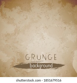 Vector vintage background. Grunge texture of old paper.