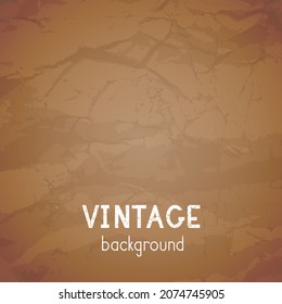 Fondo vectorial vintage. Textura gruesa del papel viejo.