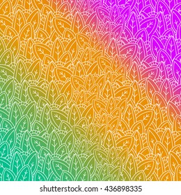 Vector Vintage Background With Leaves