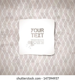 vector vintage background of old wallpaper