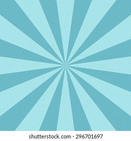 Vector Vintage background with Sun rays. Old paper with stains