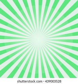 Vector Vintage background with Sun rays