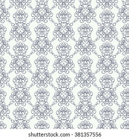 Vector vintage background for textile design