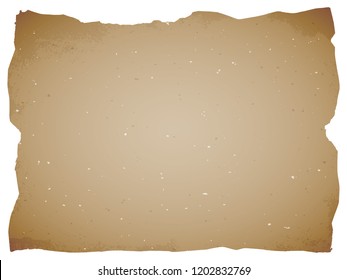 Vector vintage background with torn edges. Texture of old paper.