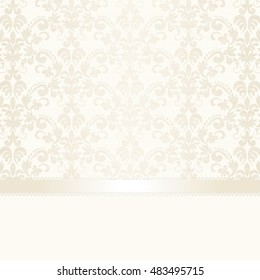 Vector vintage background for wedding invitation