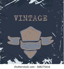 Vector vintage banner