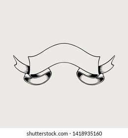 Vector of Vintage Banner Design