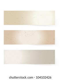 Vector Vintage Banners set for your text
