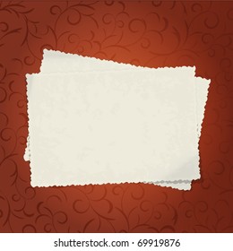 Vector Vintage Blank Photographs For Photo Frames