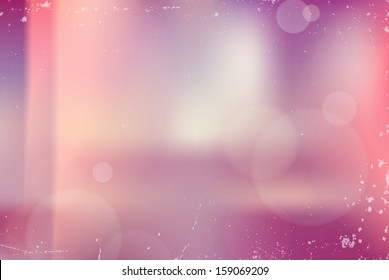 Vector vintage blurry unfocused background with light leaks