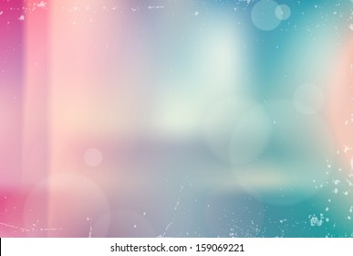 Vector vintage blurry unfocused background with light leaks