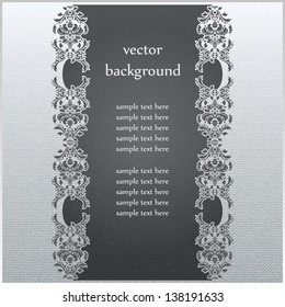 Vector vintage border frame