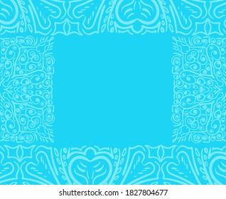Vector vintage border frame engraving. Retro ornament pattern. Antique rococo style decorative design. Invitation card