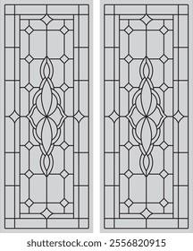 Vector vintage border frame engraving with retro ornament pattern in antique decorative design and Gray Black Different designing..eps