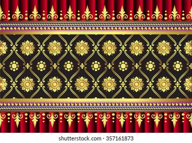 Grabado de marcos vectoriales con adornos retro en un diseño decorativo de estilo rococó antiguo