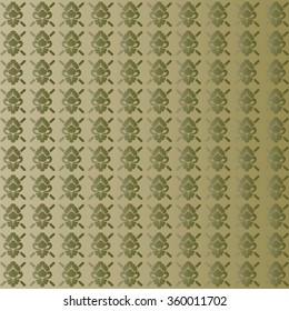 Vector vintage border frame engraving with retro ornament pattern in antique rococo style decorative design