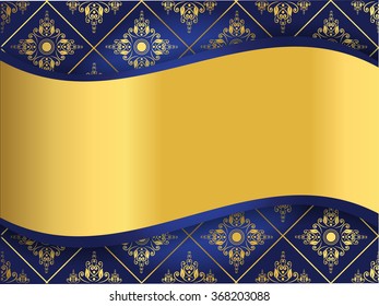 Vector vintage border frame engraving with retro ornament pattern in antique rococo style decorative design
