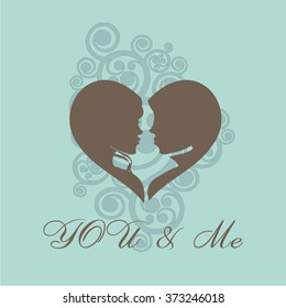 Vector vintage border frame engraving with retro ornament pattern in antique rococo style decorative design

