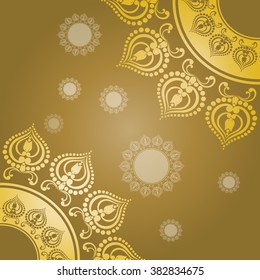 Vector vintage border frame engraving with retro ornament pattern in antique rococo style decorative design
