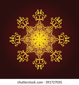 Vector vintage border frame engraving with retro ornament pattern in antique rococo style decorative design