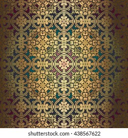 Vector vintage border frame engraving with retro ornament pattern in antique rococo style decorative design