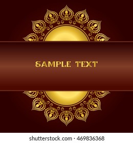 Vector vintage border frame engraving with retro ornament pattern in antique rococo style decorative design
