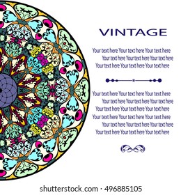 vector vintage border frame engraving with retro ornament pattern in antique baroque style decorative design