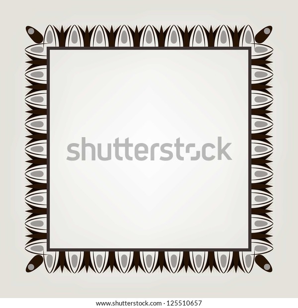 vector vintage border frame filigree engraving\
with retro ornament\
pattern