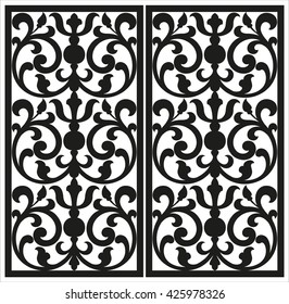Vector vintage border frame logo engraving with retro ornament pattern in antique rococo style decorative design
