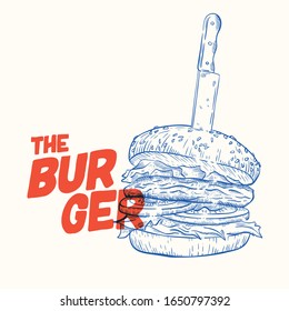 Burguesa vectorial dibujada a mano