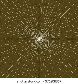 Vector vintage bursting rays - design elements for your design. Great for retro style projects illustration 7