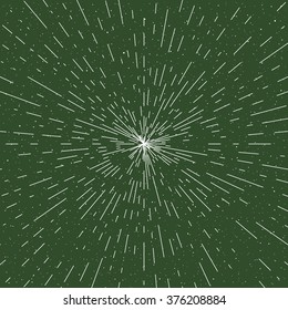 Vector vintage bursting rays - design elements for your design. Great for retro style projects illustration 5