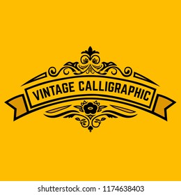 VECTOR VINTAGE CALLIGRAPHIC 2018